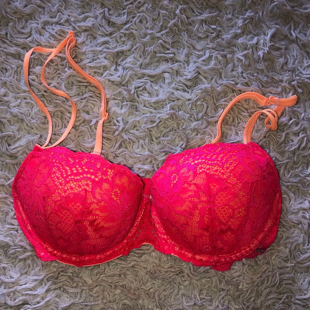 VS Pink Date Push Up Bra